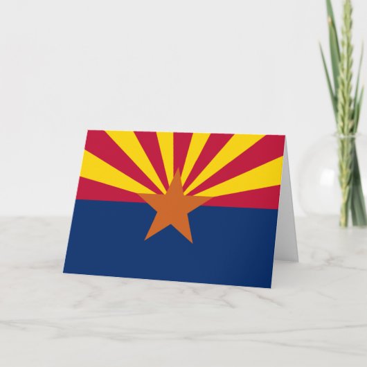 Arizonan Flag, Flag of Arizona Kaart (Voorkant)