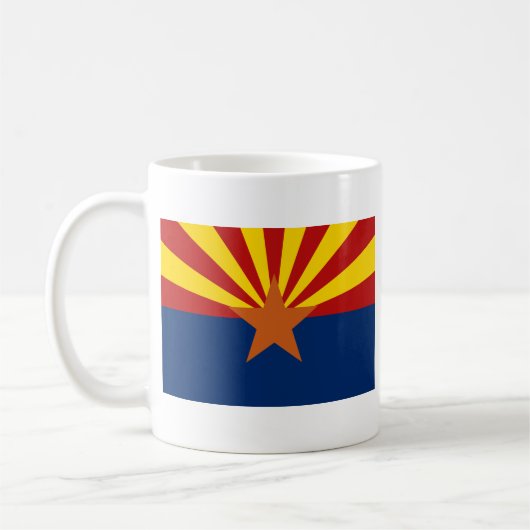 Arizonan Flag + Kaart Mok (Links)
