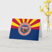 Arizonan Flag & Seal, Flag of Arizona Kaart (Gele Bloem)