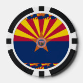 Arizonan Flag & Seal, Flag of Arizona Poker Chips (Voorkant)