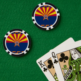 Arizonan Flag & Seal, Flag of Arizona Poker Chips