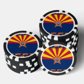 Arizonan Flag & Seal, Flag of Arizona Poker Chips (Opstapeling)