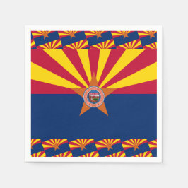 Arizonan Flag & Seal, Flag of Arizona Servet