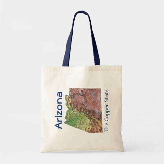 Arizonan Map Bag Tote Bag (Voorkant)