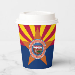 Arizonan Vlag & Zegel, Vlag van Arizona Papieren Bekers