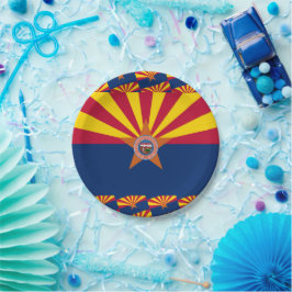 Arizonan Vlag & Zegel, Vlag van Arizona Papieren Bordje