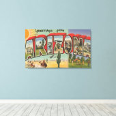 ArizonaThe SunLarge Letter ScenesArizona Canvas Afdruk (Insitu (Houten vloer))