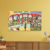ArizonaThe SunLarge Letter ScenesArizona Canvas Afdruk (Insitu (Woonkamer))
