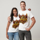 Arjun Royal Crown Wings Typografie T-shirt (Unisex)