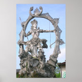 Arjuna Statue Poster (Voorkant)
