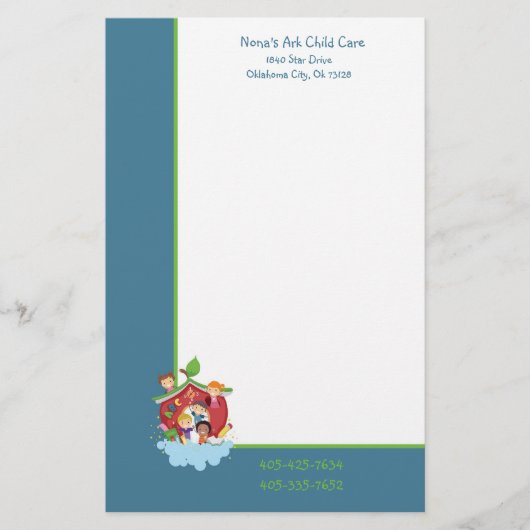 Ark Child Care Briefpapier (Voorkant)