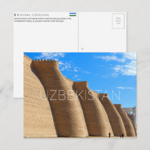 Ark Fort, Boechara, Oezbekistan Reisansichtkaart Briefkaart