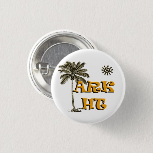 ARK HT Tropical pin Ronde Button 3,2 Cm (Voorkant /achterkant)