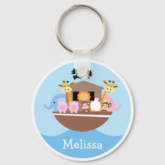 Ark Key Ring van de Noah-kinderen Sleutelhanger (Voorkant)