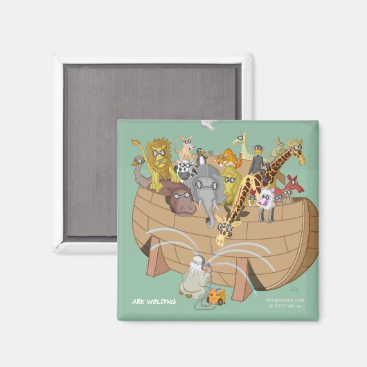 Ark lasmagneet magneet (Voorkant / Achterkant)