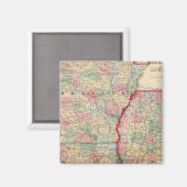 Ark, Miss, La Map van Mitchell Magneet (Voorkant / Achterkant)