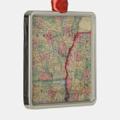 Ark, Miss, La Map van Mitchell Metalen Ornament (Rechts)