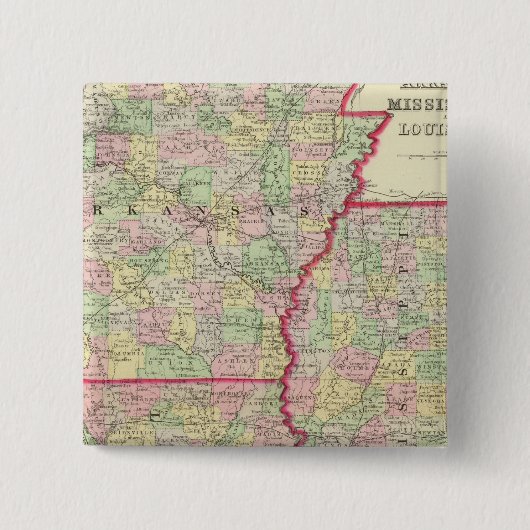 Ark, Miss La Vierkante Button 5,1 Cm (Voorkant)