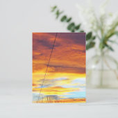 Ark Oranje Sky op Sunset Briefkaart (Staand voorkant)