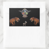 Ark Overleving van de Fittest sticker (Tas)