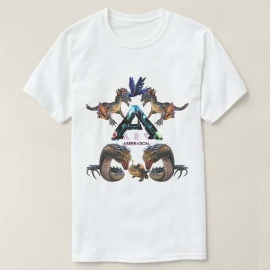Ark Survival Evolved Aberration T-shirt (Design voorkant)