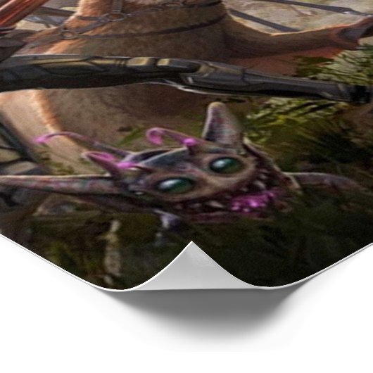 ARK Survival Evolved Dinosaur War Zone Poster (Hoek)