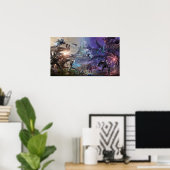 ARK Survival Evolved Dinosaur War Zone Poster (Thuiskantoor)