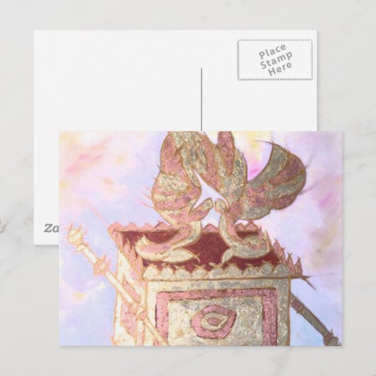 Ark van het convenant briefkaart (Voorkant / Achterkant)