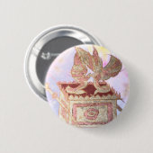 Ark van het convenant ronde button 5,7 cm (Voorkant /achterkant)