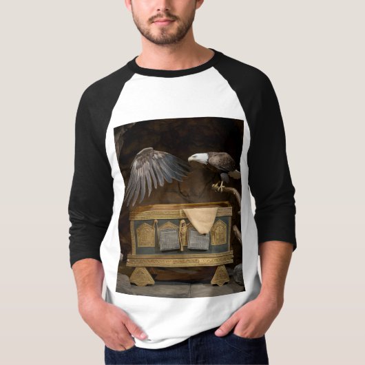 Ark van het Verbond T-shirt - Mystieke adelaar (Voorkant)