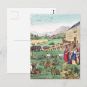 Ark van Noach met dieren Briefkaart (Voorkant / Achterkant)