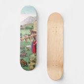 Ark van Noach met dieren Persoonlijk Skateboard (Voorkant)