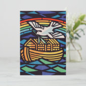 Ark van Noach met Heilige Geest Bedankkaart (Staand voorkant)