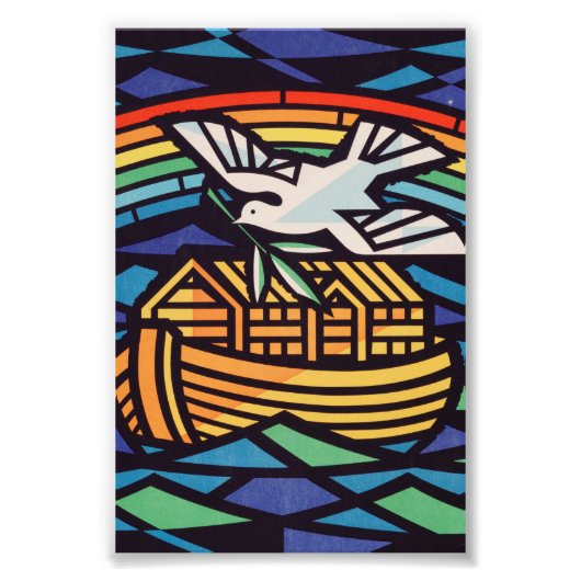 Ark van Noach met Heilige Geest Foto Afdruk (Voorkant)