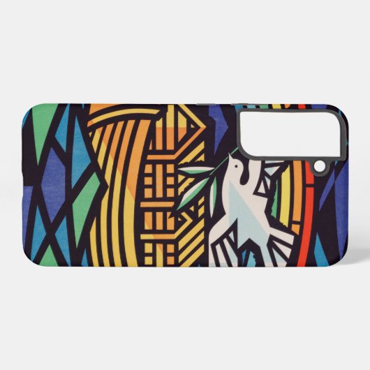 Ark van Noach met Heilige Geest Samsung Galaxy Hoesje (Achterkant horizontaal)