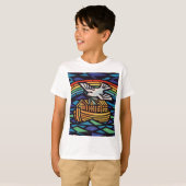 Ark van Noach met Heilige Geest T-shirt (Voorkant volledig)