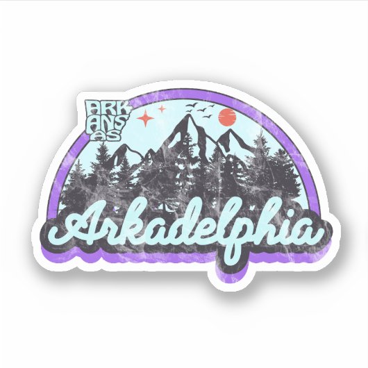 Arkadelphia, Arkansas Sticker (Voorkant)