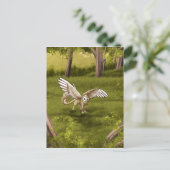 Arkaen - Barn Owl Griffin Briefkaart (Staand voorkant)