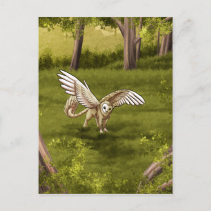 Arkaen - Barn Owl Griffin Briefkaart