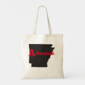 Arkansack rode tekst tote bag (Achterkant)