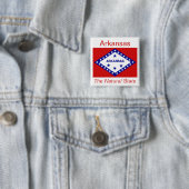 Arkansan Flag Button (In situ)
