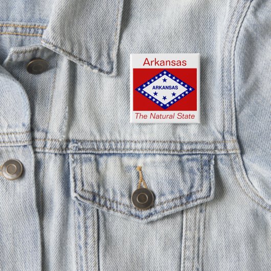 Arkansan Flag Button (In situ)