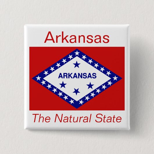 Arkansan Flag Button (Voorkant)