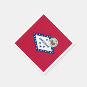 Arkansan Flag & Seal, Flag of Arkansas Servet (Hoek)
