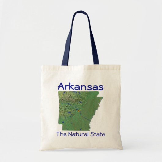 Arkansan Map Bag Tote Bag (Voorkant)