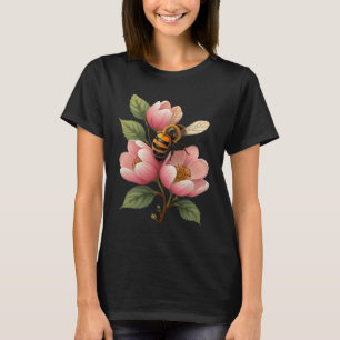 Arkansan Staats Honingbij En Appelbloesem Vector T-shirt