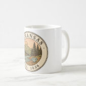 Arkansas - 1836 Mug Koffiemok (Voorkant rechts)