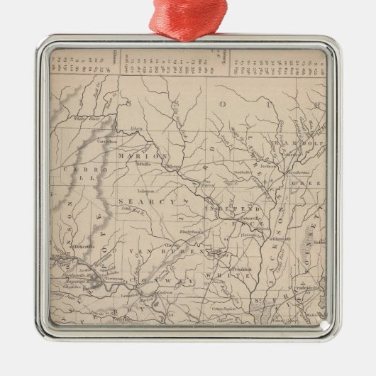 Arkansas 2 metalen ornament (Voorkant)
