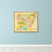 Arkansas 4 canvas afdruk (Insitu (Houten vloer))