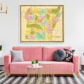 Arkansas 4 canvas afdruk (Insitu (Woonkamer))